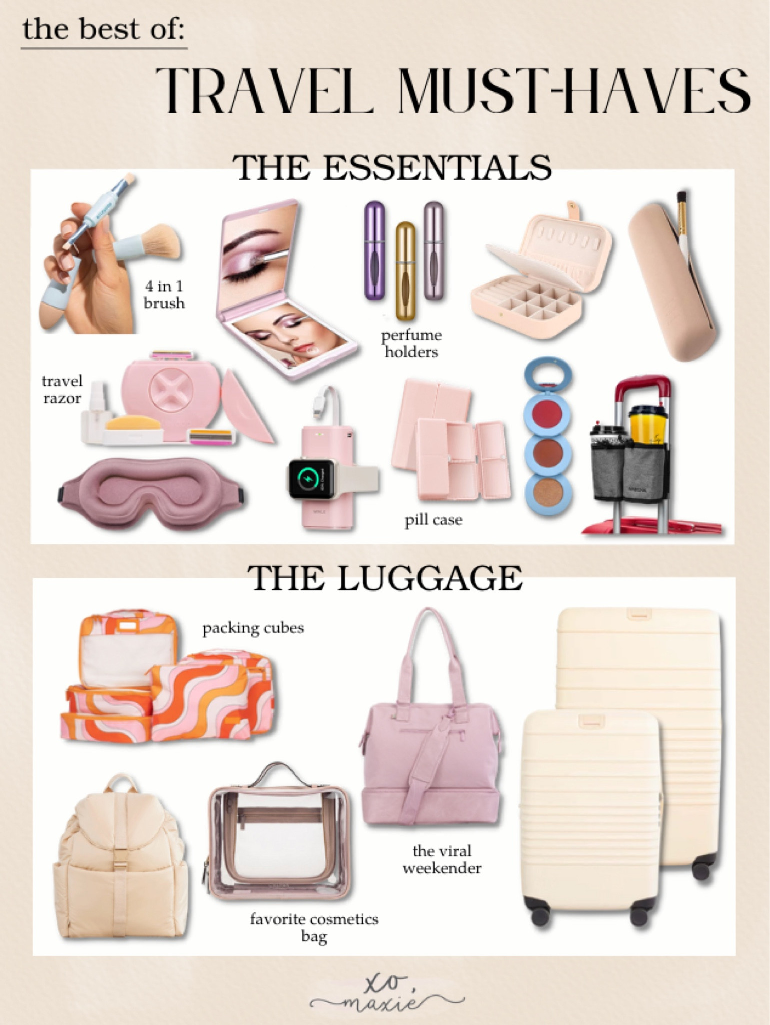 Must have travel must haves!

Travel finds, travel gadgets, travel must haves, amazon travel finds, amazon travel gadgets, amazon travel must haves, amazon finds, amazon must haves, beis, calpak, packing cubes, travel beauty, travel makeup, airplane tips, airplane tricks, travel tips, travel tricks, travel makeup tips, travel makeup gadgets, travel makeup tricks, alleyoop, cosmetics bag, makeup bag, toiletry bag

#LTKbeauty #LTKSeasonal #LTKtravel