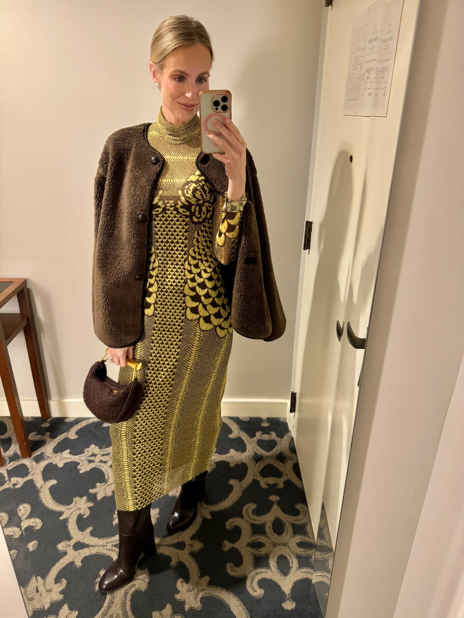 Size XS in the dress 