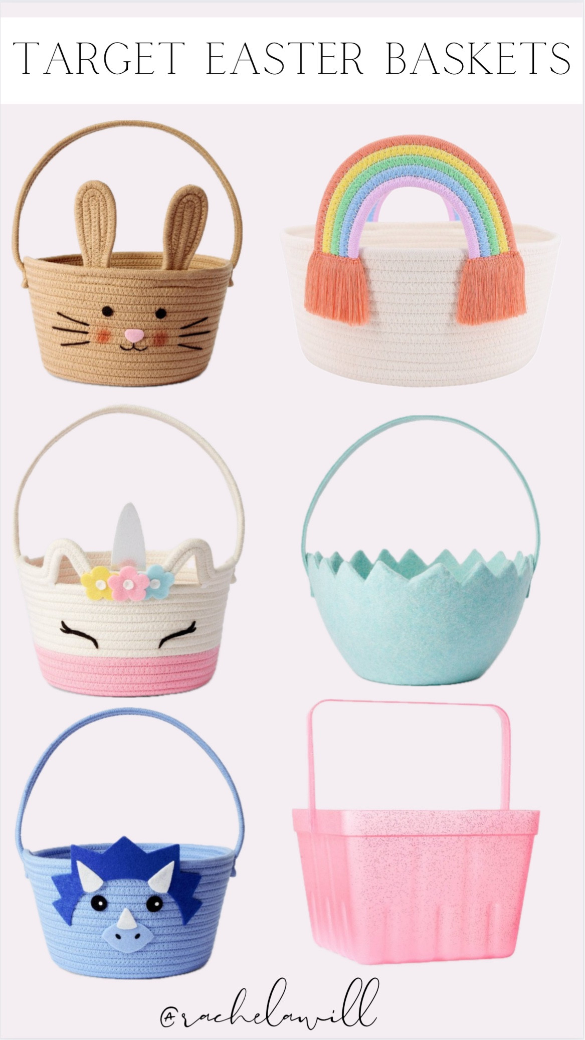 The most adorable Easter baskets 🐰

How cute & a GREAT price! 💛 

#easter #easterbaskets #easterideas #easterkids #eastersunday #basketideas 

#LTKSeasonal #LTKfamily #LTKkids