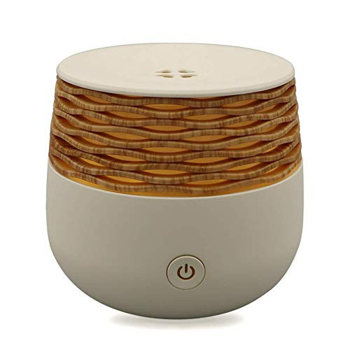 Small Essential Oil Diffusers Mini Diffuser for Essential Oils Wood Grain 30ml Portable Aromatherapy Diffuser Ultrasonic Mist Night Light Waterless Auto Shut-off Travel Aroma Diffuser for Bedroom Gift | Amazon (US)