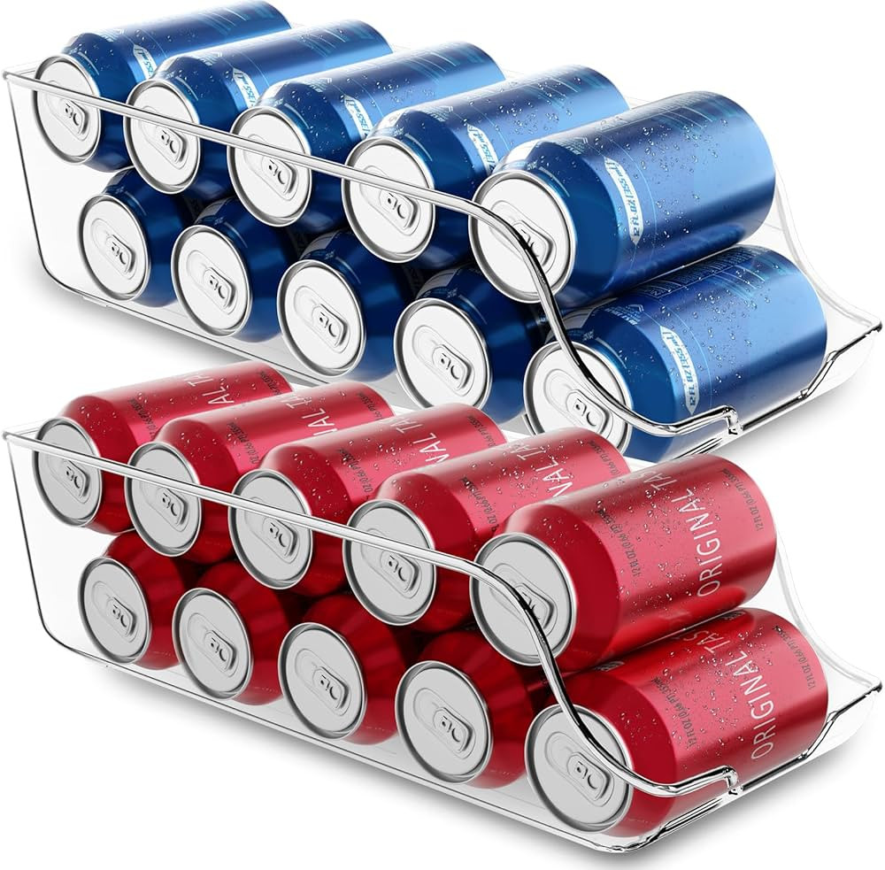 Utopia Kitchen - Soda Can Organizer For Pantry - Refrigerator or Fridge Organizer and Storage - C... | Amazon (US)