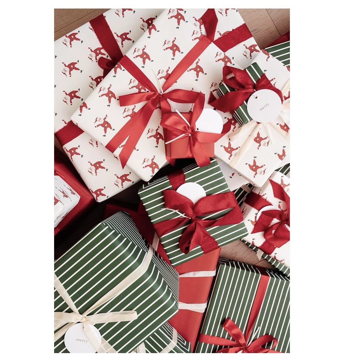 Unwrapping some cute Christmas gift wrap for the season. 

#LTKParties #LTKFindsUnder50 #LTKSeasonal
