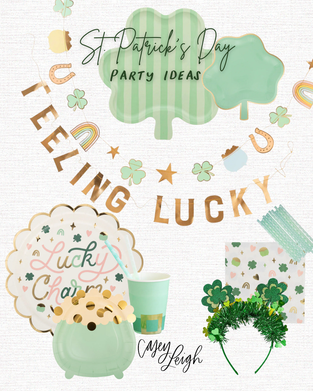 Throwing a little St. Paddy’s Day magic into the mix! 🍀✨ I’ve rounded up everything you need to celebrate in style. Think shamrock-themed, lucky charm touches, and all the green! 💚 Shop my faves now! #StPatricksDay #LuckyVibes #PartyPlanning #LTKHoliday #FestiveFun 

 #LTKSeasonal #LTKU #LTKParties