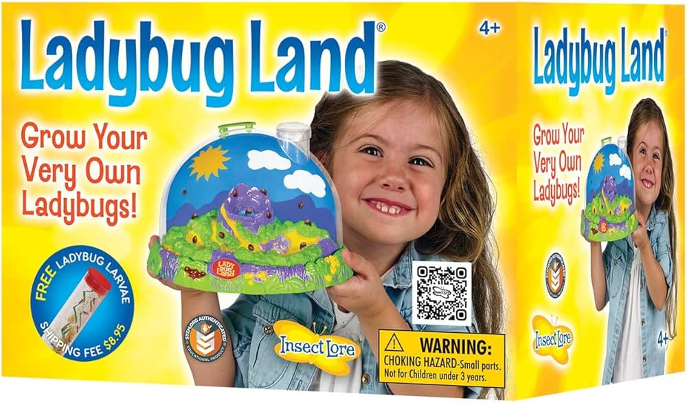 Insect Lore Live Ladybug Growing Kit Toy -unisex-children Original Ladybug Land | Amazon (US)