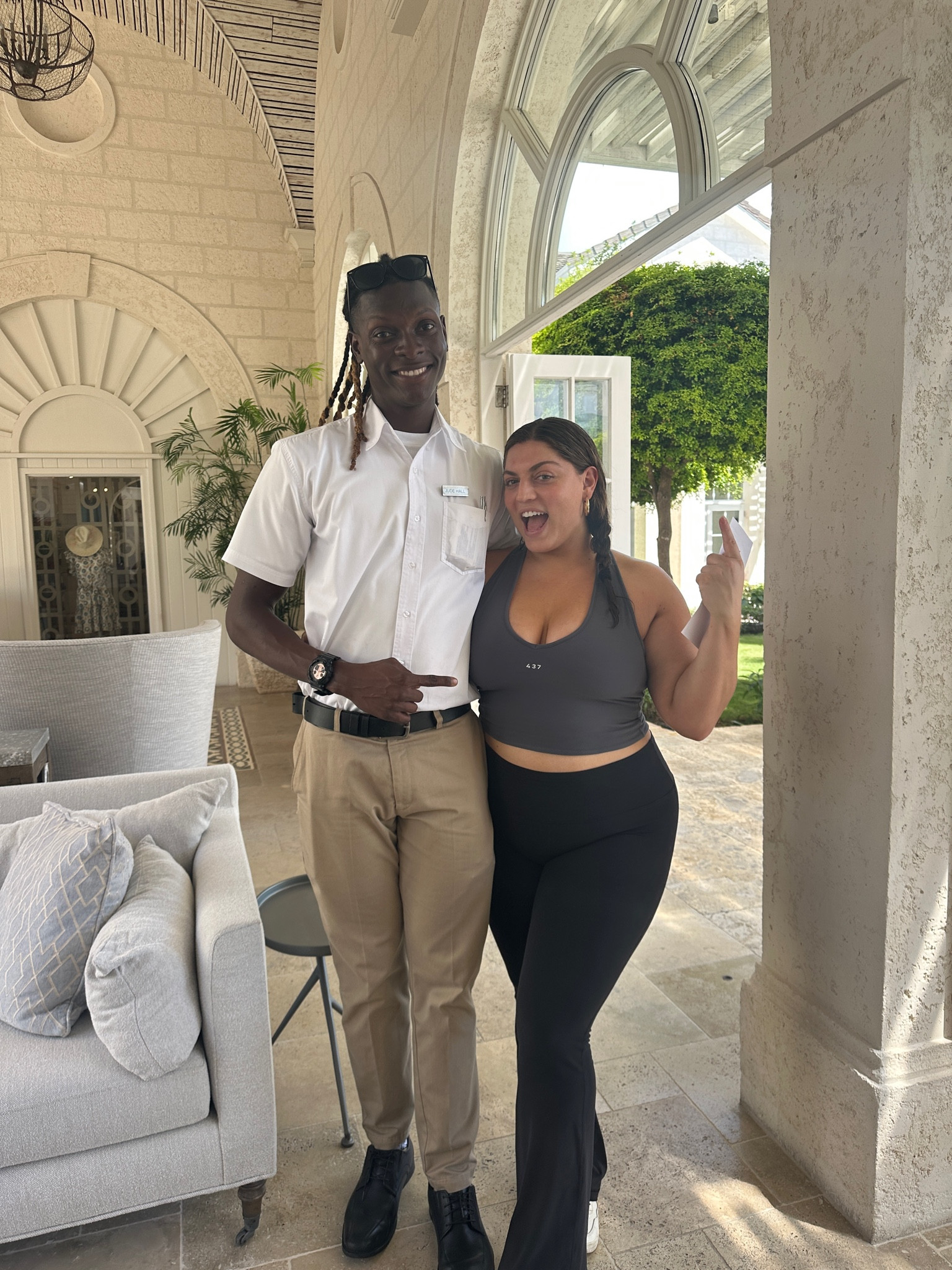 me and my fav Jude from Turks hotel staff!!! he was the best!! some questions on my fit tho which was perfect travel fit☺️ i love my new 437 athleisure top and my Aritzia flared leggings! 

these leggings are my go-to for athleisure, working out, walking, traveling, or lounging around the house💗 can’t rec enough!! wearing size 14! 



#LTKtravel #LTKplussize #LTKmidsize