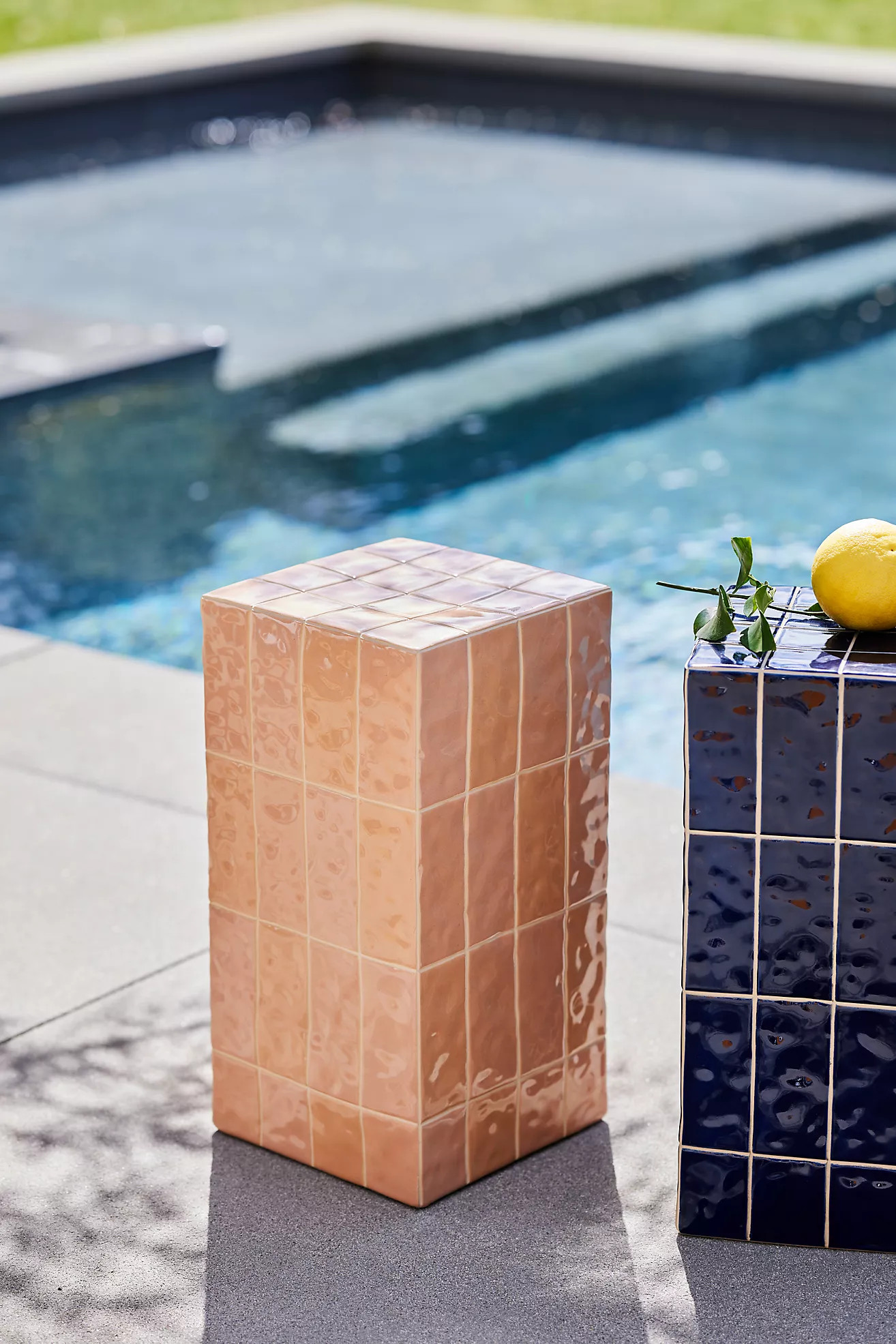 Tile Ceramic Side Table | Anthropologie (US)