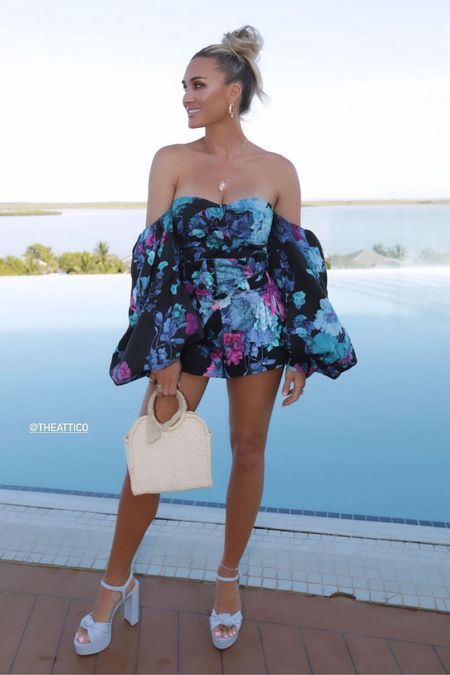 On vacation! This gorgeous set is perfect for a beach trip. I linked some of my favorite sets this season as well as this bag and heels. 

heels l beach l vacation l set l outfit set l beach bag