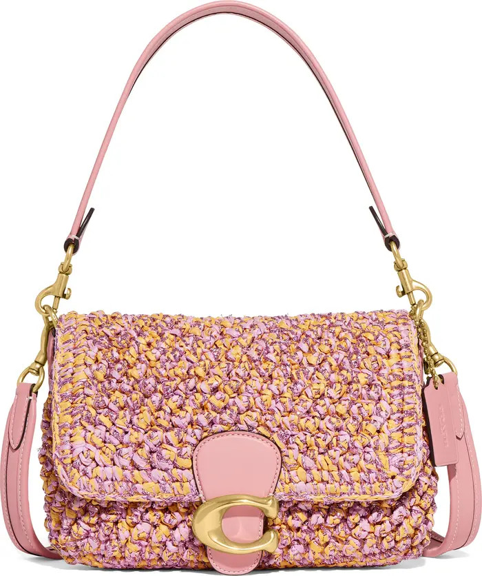 Popcorn Straw Shoulder Bag | Nordstrom