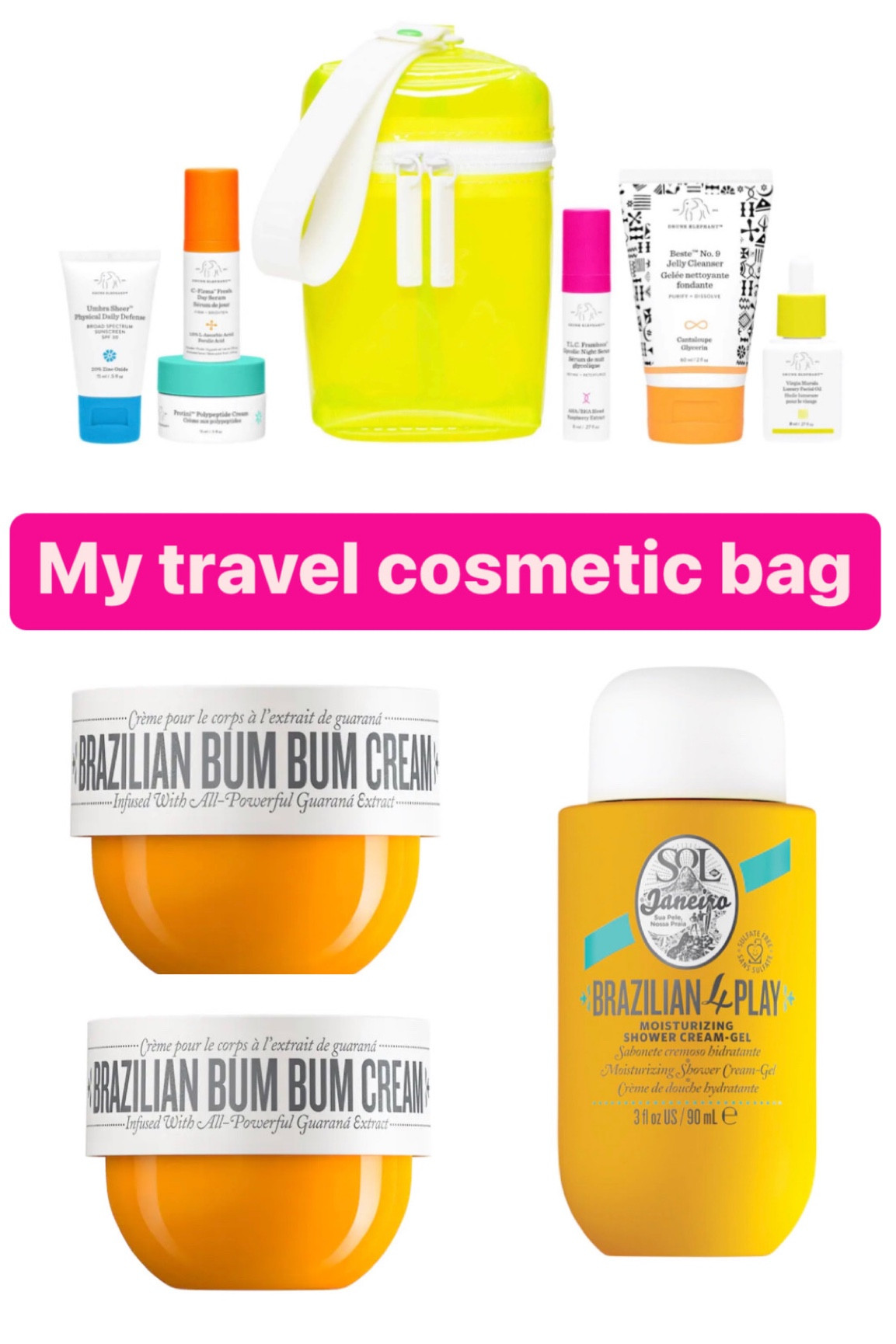 My travel cosmetic bag 

#LTKFind #LTKSeasonal #LTKbeauty