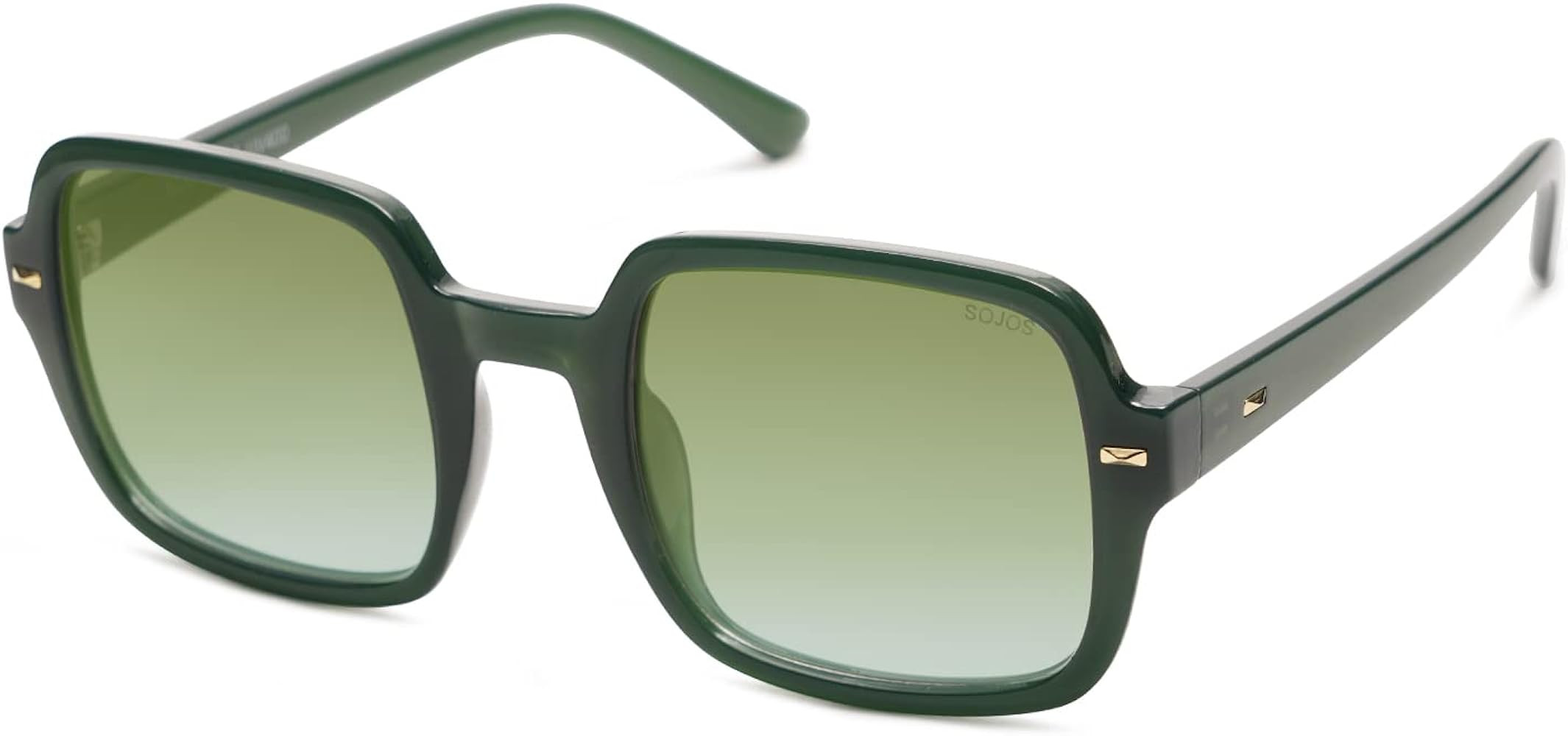 SOJOS Retro Square Polarized Sunglasses for Women Men Classic Trendy Sunnies SJ2226 | Amazon (US)