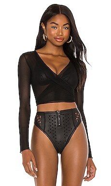 GIGI C Tina Top in Black from Revolve.com | Revolve Clothing (Global)