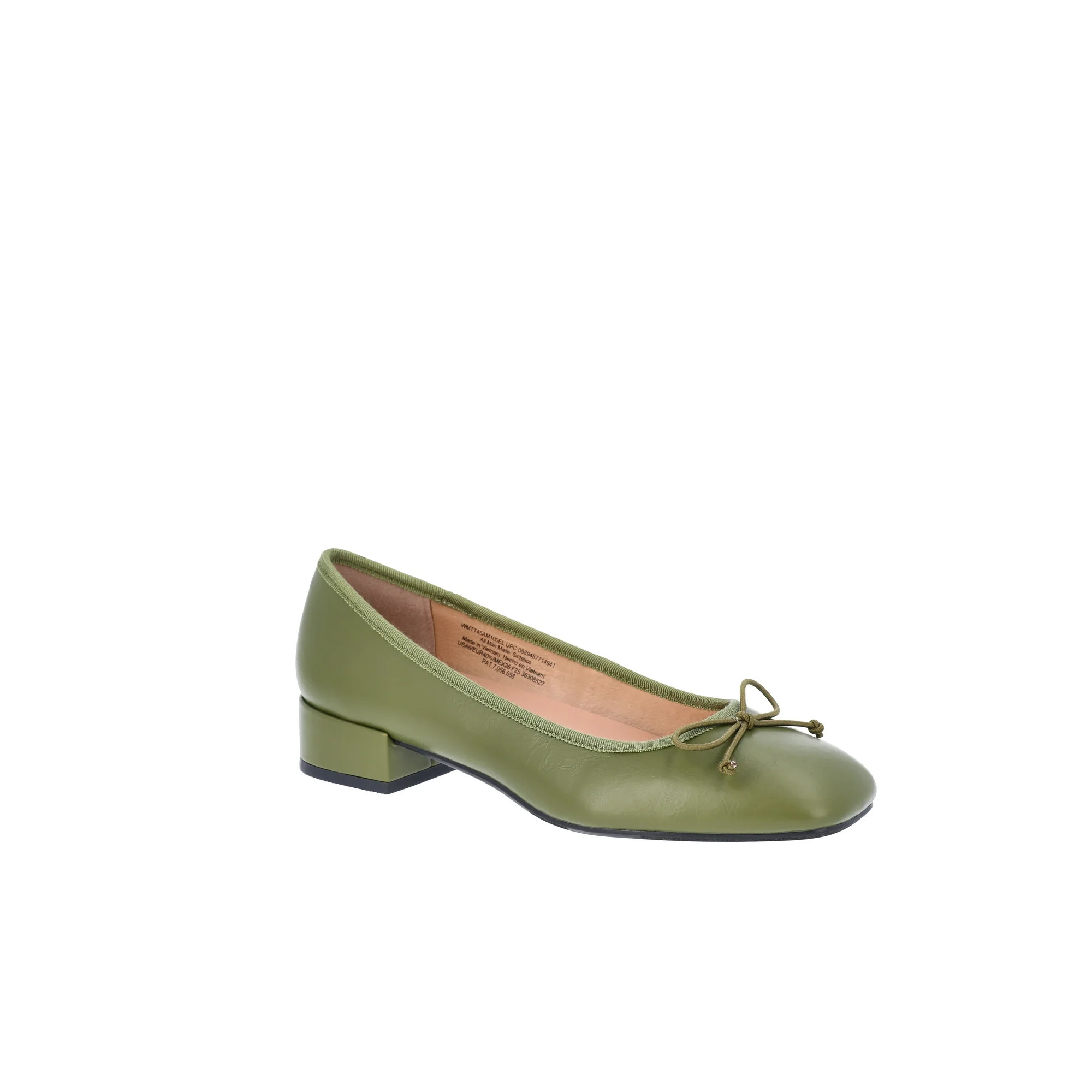 Time and Tru Women's Heel Ballet - Walmart.com | Walmart (US)