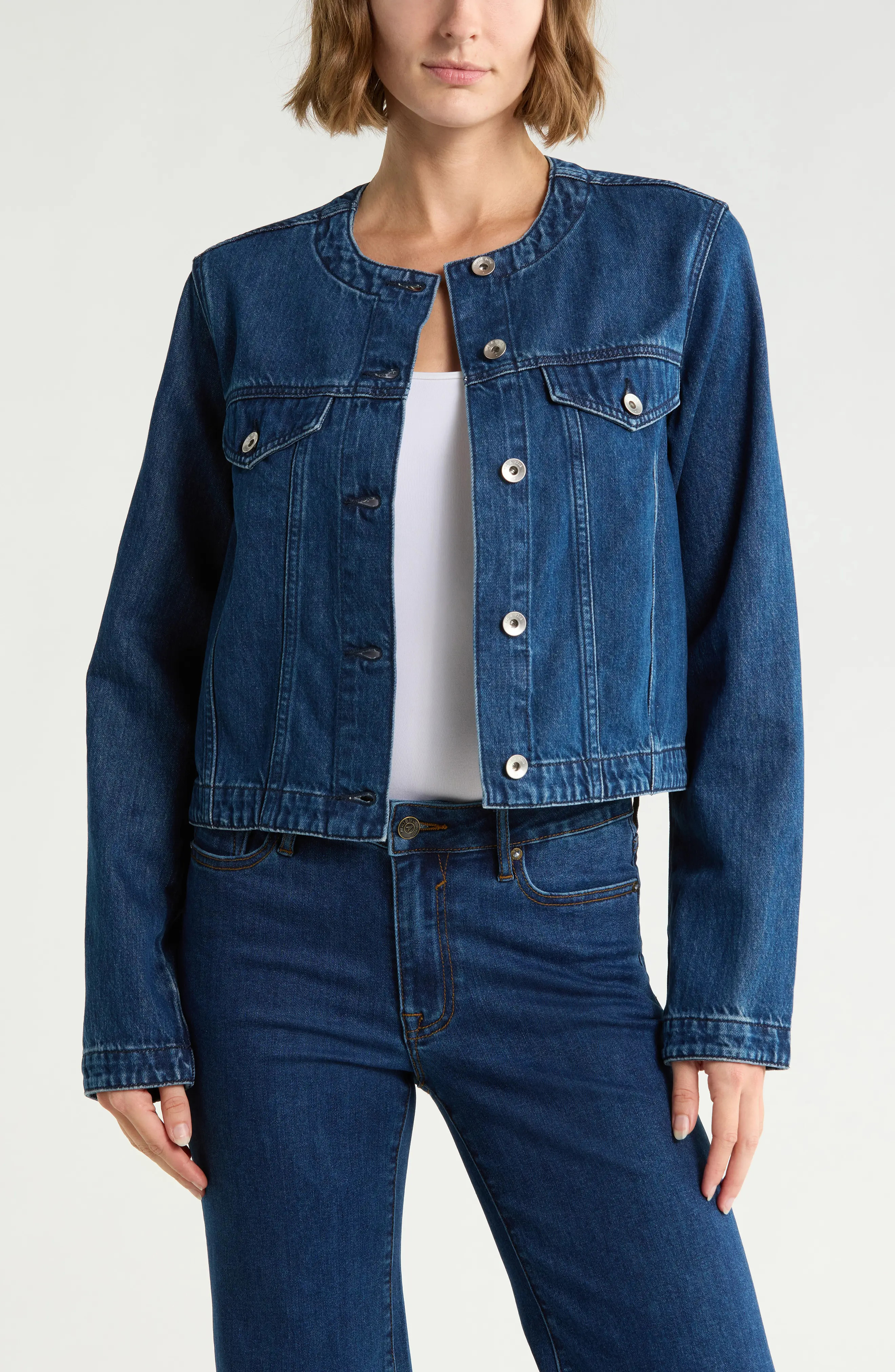 rag & bone Dora Denim Jacket in Medium Wash at Nordstrom Rack | Nordstrom Rack