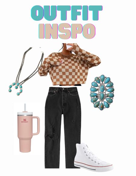 Outfit idea/ outfit inspo/ Shein/ casual. 

#LTKstyletip #LTKunder100 #LTKunder50