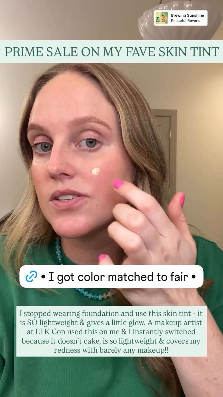 PRIME SALE ON MY FAVE SKIN TINT I stopped wearing foundation and use this skin tint - it is SO lightweight & gives a little glow. A makeup artist at LTK Con used this on me & I instantly switched because it doesn’t cake, is so lightweight & covers my redness with barely any makeup!!

#LTKmomlife #LTKselfcare #LTKBeauty