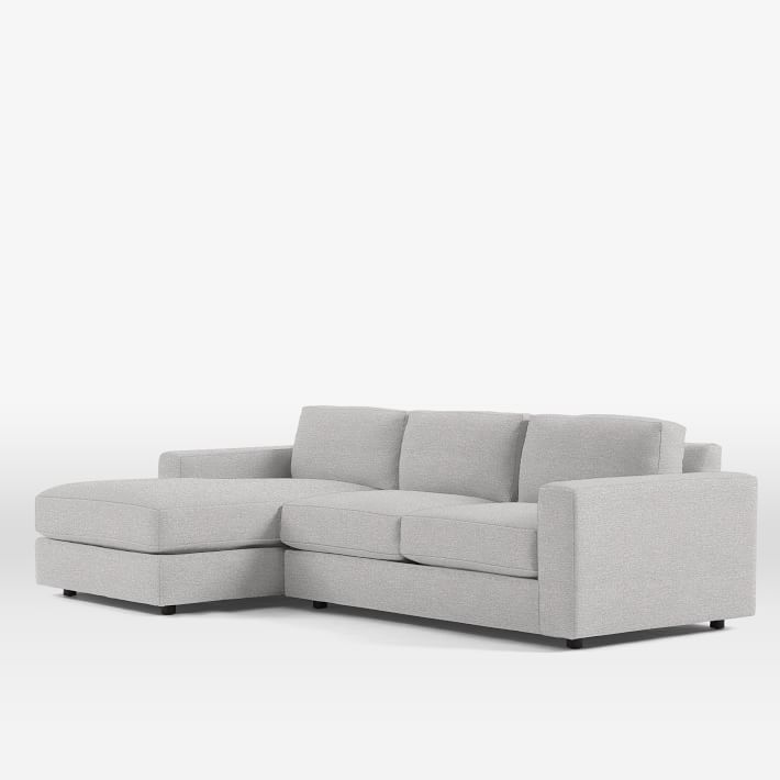 Urban 2-Piece Chaise Sectional | West Elm (US)