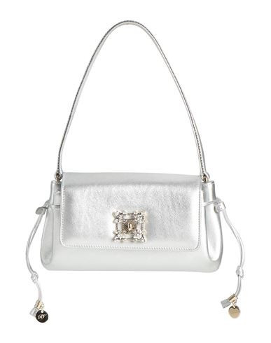 Roger Vivier Woman Handbag Silver Size - Leather | YOOX (US)