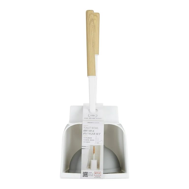The Home Edit Plunger/Bowl Brush Combo with Caddy | Walmart (US)