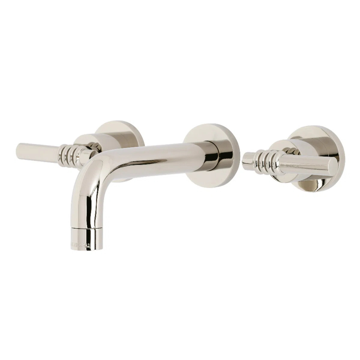 Kingston Brass Milano Two-Handle 3-Hole Wall Mount Bathroom Faucet KS8126ML | Wayfair North America