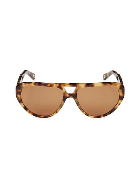 Chloé 58MM Aviator Sunglasses on SALE | Saks OFF 5TH | Saks Fifth Avenue OFF 5TH
