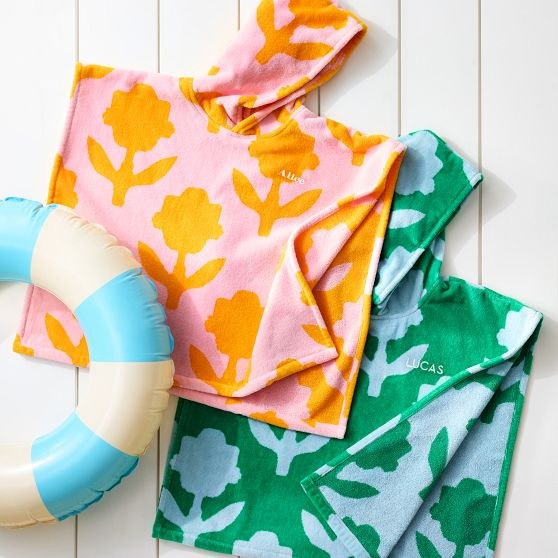 Bloom Terry Velour Kids Beach Cover Up​ | Mark and Graham