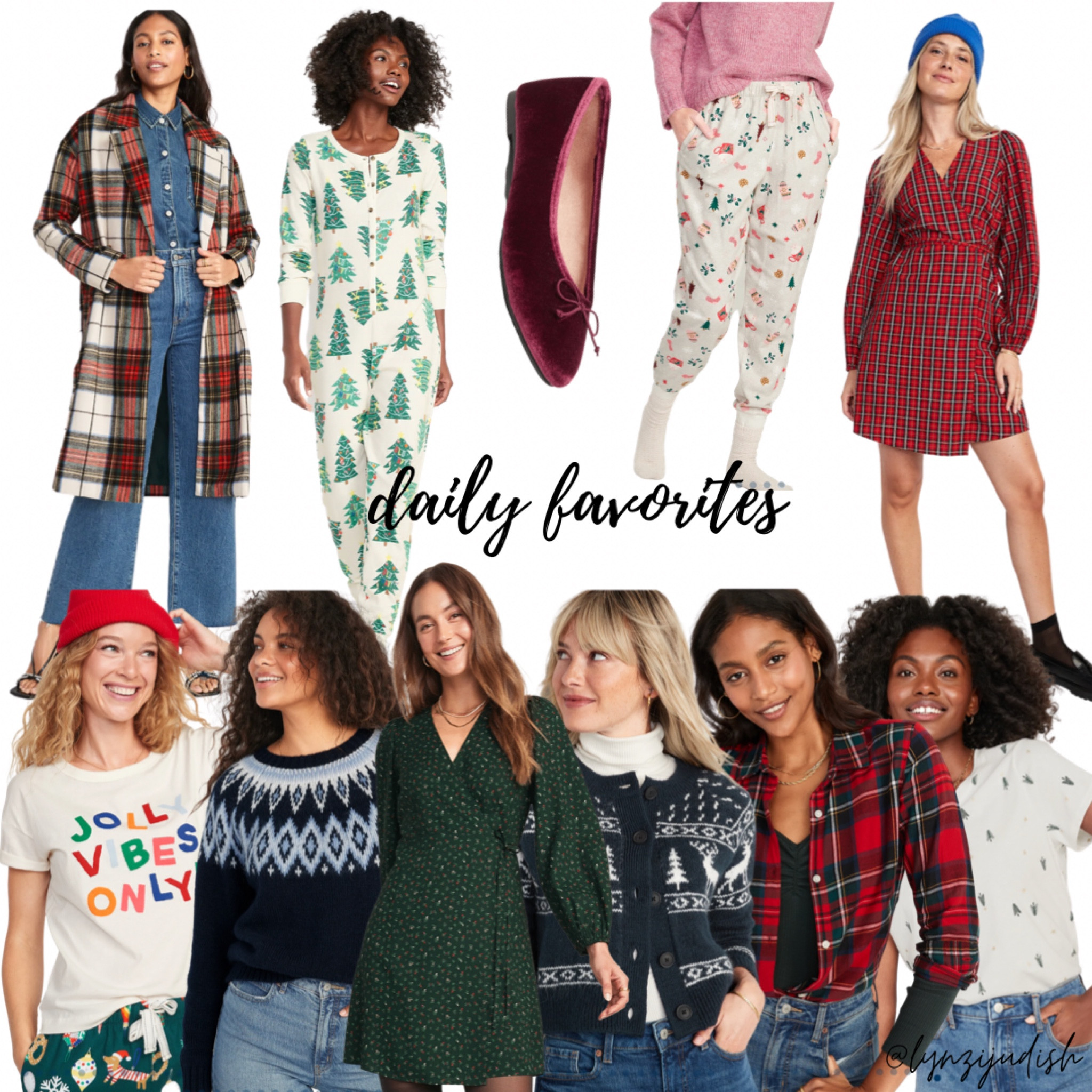 Old Navy Christmas Favorites 

Plus size fashion, plus size style, size 16 influencer, Christmas fashion, Christmas style, holiday fashion, holiday outfit, red plaid coat,  Christmas tree onesie, Christmas pajama pants, red velvet ballet flats, red plaid dress, Christmas t-shirt, winter fair isle sweater, green Christmas dress, Christmas cardigan, red plaid shirt, Christmas tree tee

#LTKHoliday #LTKcurves #LTKunder50