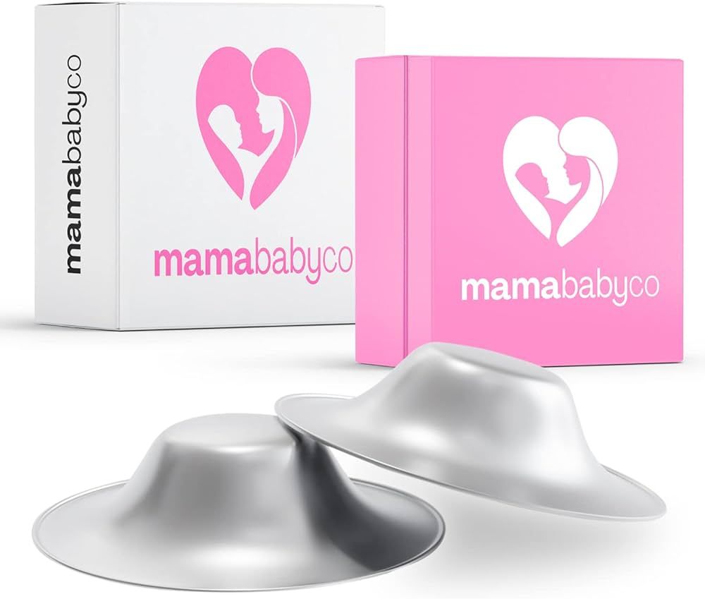 MamaBabyCo 999 Silver Nursing Cups - The Original Nipple Shields for Nursing Newborn - Nipple Cov... | Amazon (US)