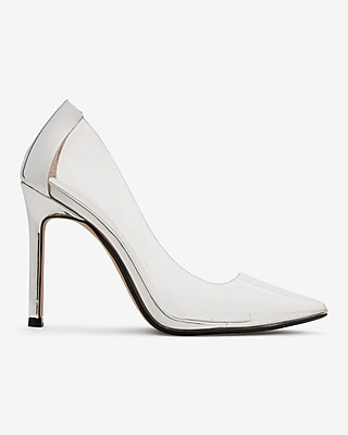 Classic Clear Pointed Toe Pumps | Express