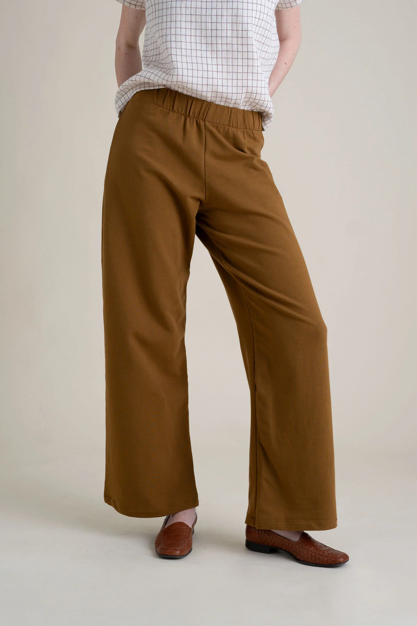 Greta Pant in Almond | Conscious Clothing