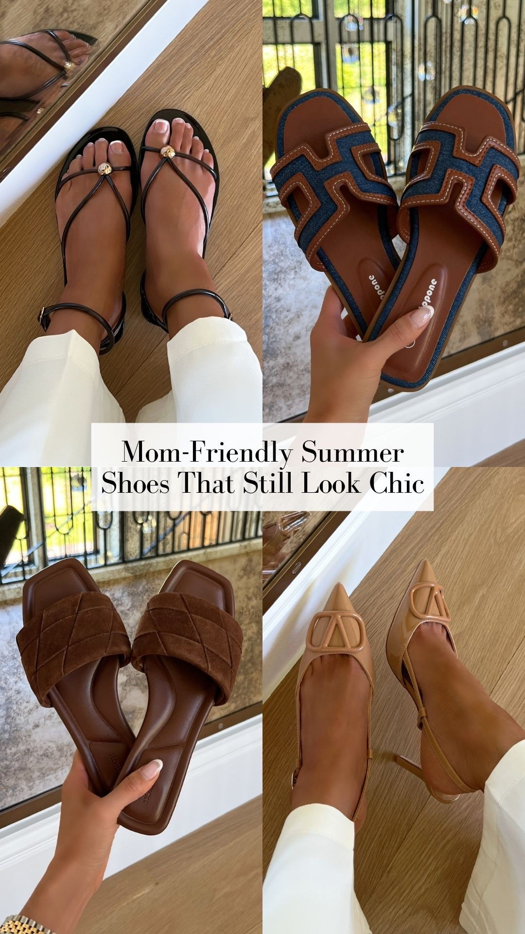 The summer shoes I’m wearing most as a mom of a Toddler 
Amazon shoes all run TTS 
Hermes inspired sandals
Jelly sandals
Slingback pumps

#LTKOver40 #LTKmomlife #LTKSeasonal