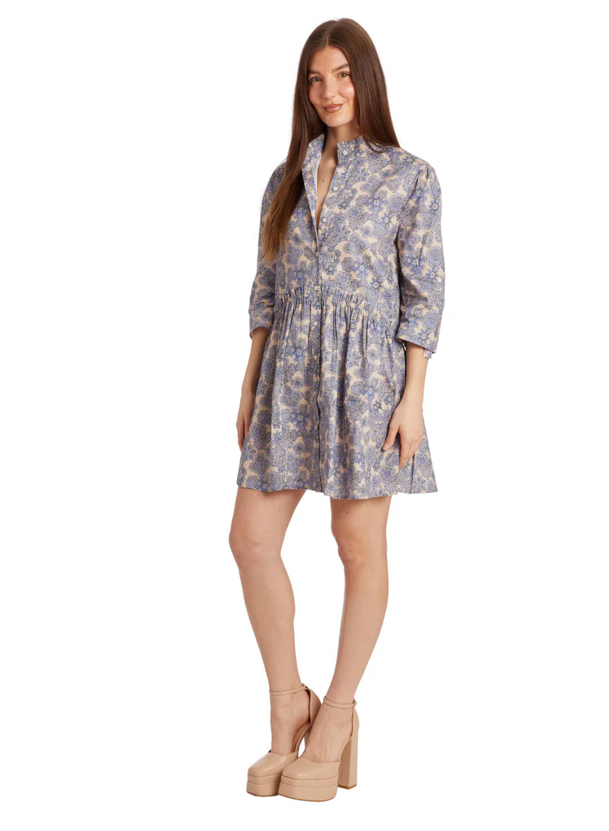 Cammie Ruffle Shirt Dress | TAYLOR TILLMAN NY