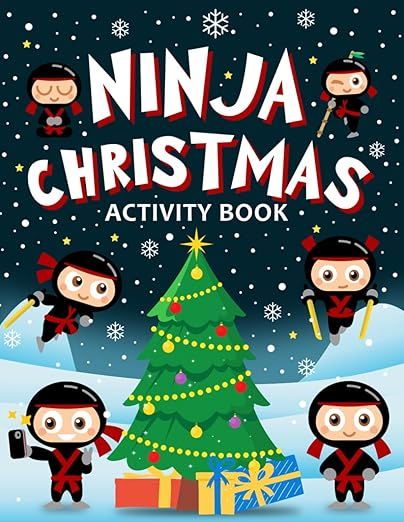 Ninja Christmas Activity Book: Great Learning Activity Book for Kids Ages 4-8 | Activities like M... | Amazon (US)