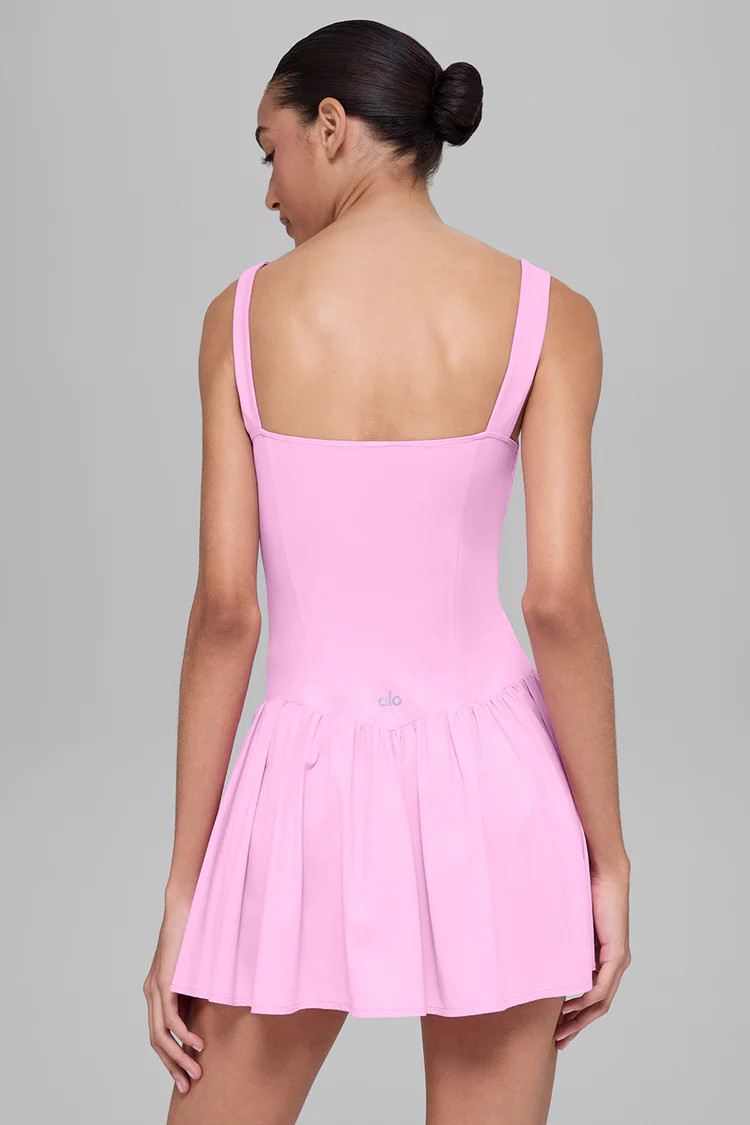 Alosoft Break Point Tennis Dress - Candy Heart Pink | Alo Yoga (US)