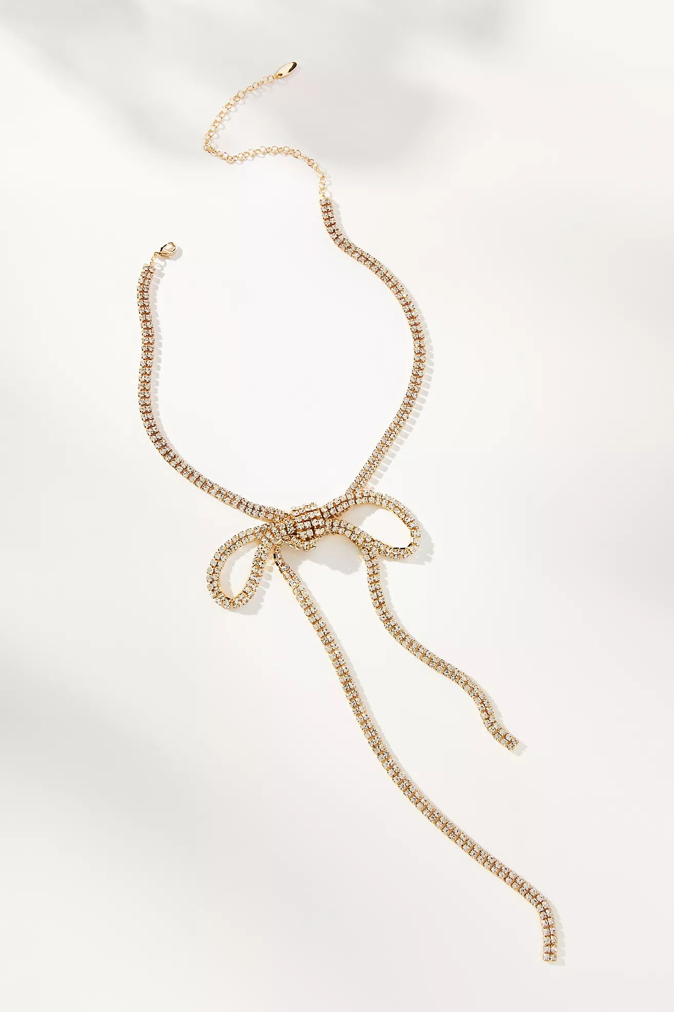 Crystal Bow Necklace | Anthropologie (US)
