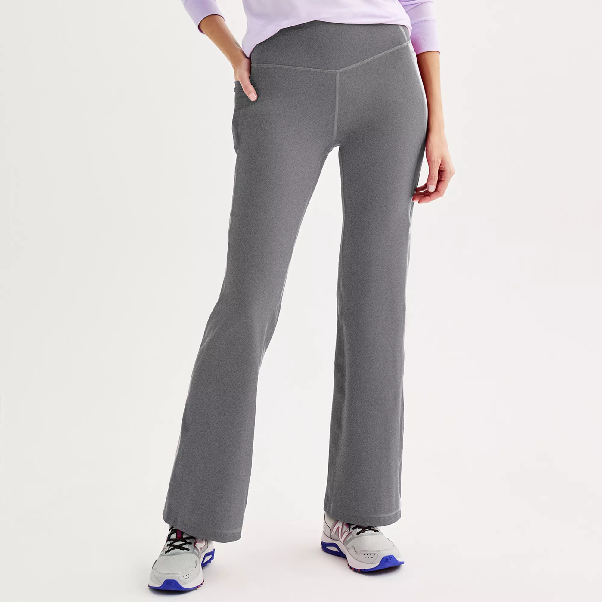 Women's Tek Gear® Ultrastretch Flare Leg Pants | Kohl's