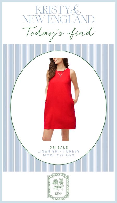 On sale: Great linen shift dress comes in so many colors 

#LTKFindsUnder100 #LTKOver40 #LTKSaleAlert