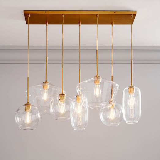 Sculptural 7-Light Multi Chandelier | West Elm (US)