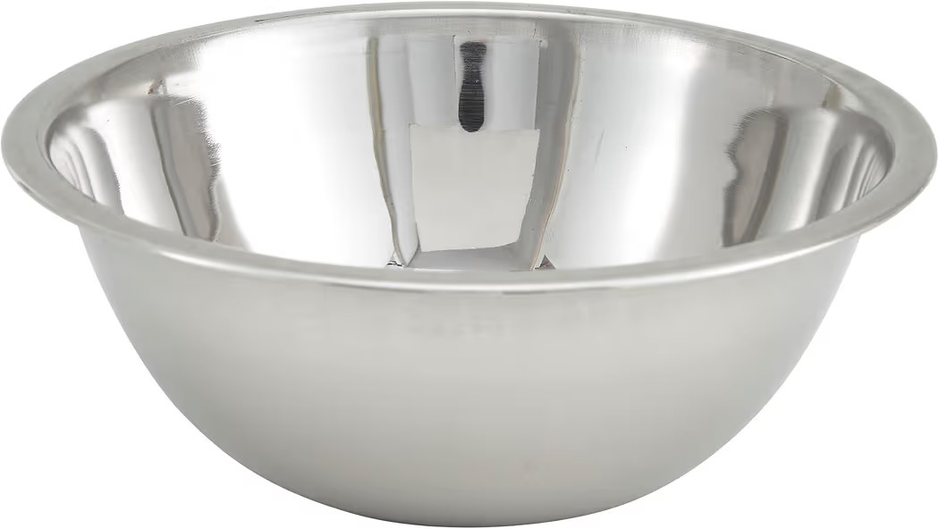Winco 3 Quart Heavy-Duty Stainless Steel Mixing Bowl | Amazon (US)