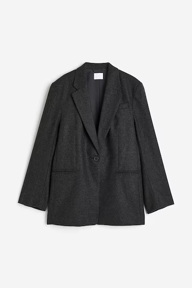 H & M - Oversized Twill-Blazer - Grau - Damen | H&M (DE, AT, CH, NL, FI)