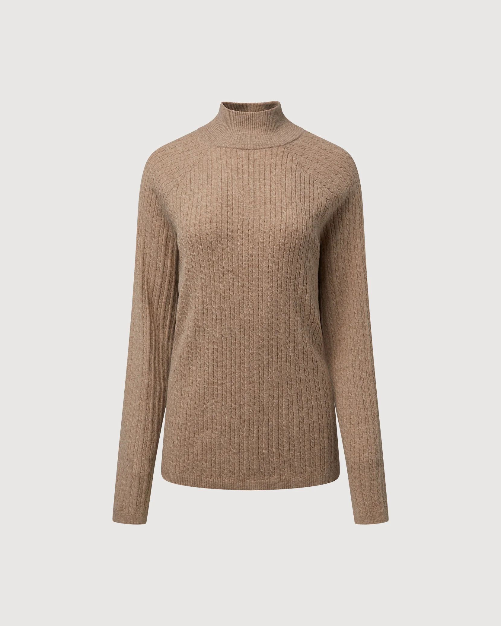 Cable Turtle Neck Sweater | Rachel Parcell