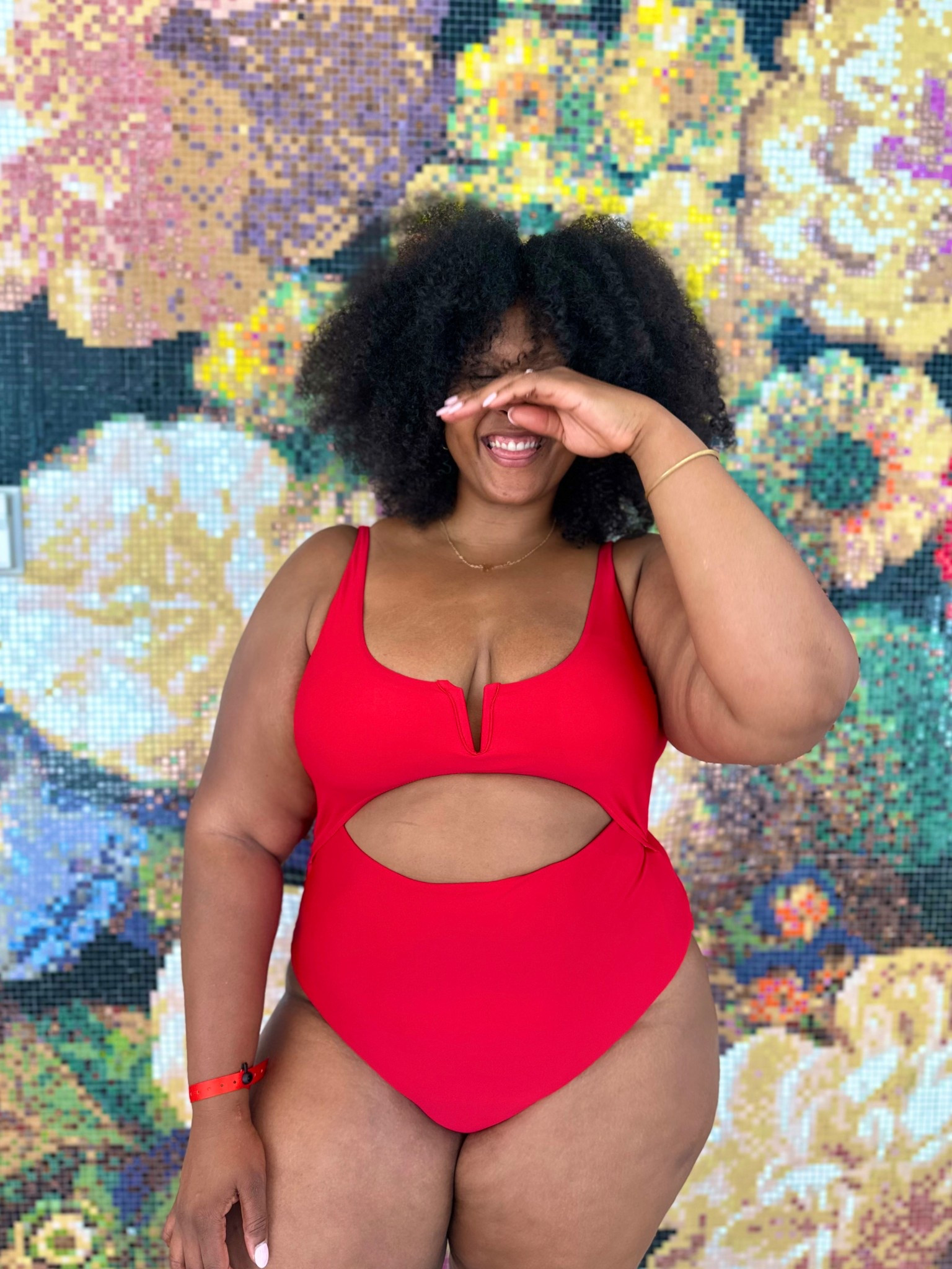 Definitely feeling myself in this cut-out one-piece swimsuit❣️
I’m 5’10”, size 18/20 wearing the XL.

#LTKStyleTip #LTKPlusSize #LTKSwim