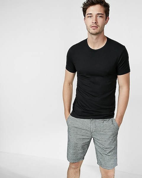 Slim Supersoft Moisture-wicking Crew Neck T-shirt | Express