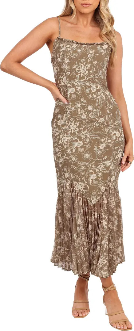 Ashton Pleated Hem Midi Dress | Nordstrom