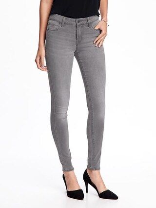 Old Navy Womens Mid-Rise Gray-Wash Rockstar Super Skinny Jeans For Women Gray Size 0 | Old Navy US