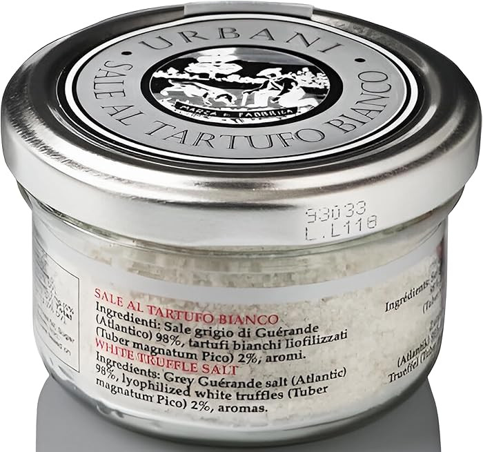 Urbani White Truffle Salt 3.5 oz – Gourmet Seasoning Truffle Sea Salt with Guérande Sea Salt &... | Amazon (US)