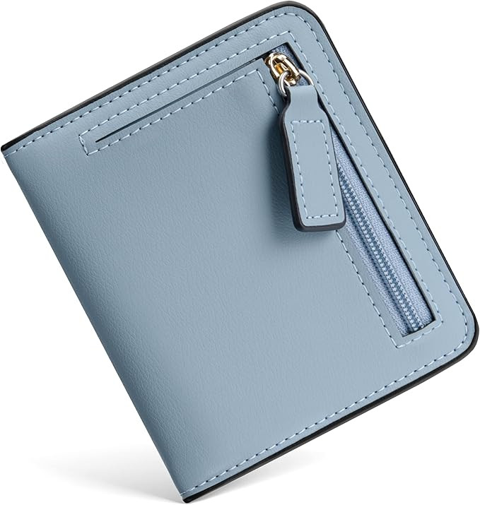Toughergun Women’s Small Slim Leather Wallet with RFID Protection, Compact Bifold Mini Purse wi... | Amazon (US)