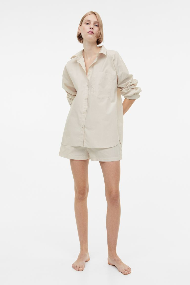 Cotton Poplin Shorts | H&M (US + CA)