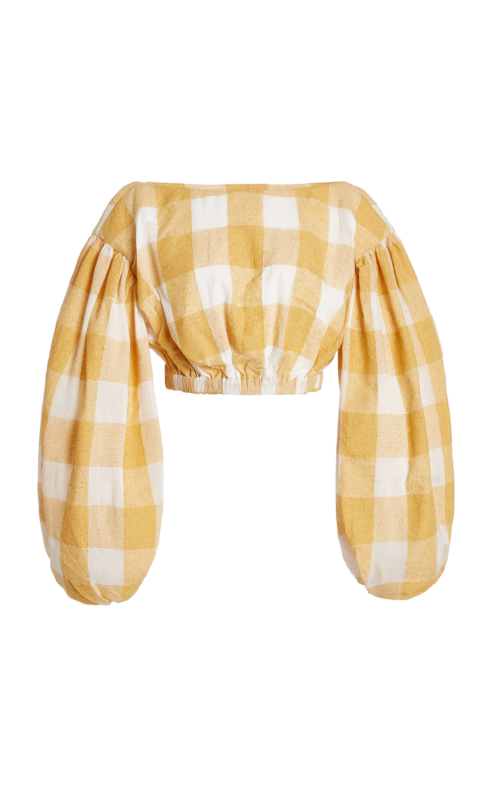 Sutherland Checked Woven Crop Top | Moda Operandi (Global)