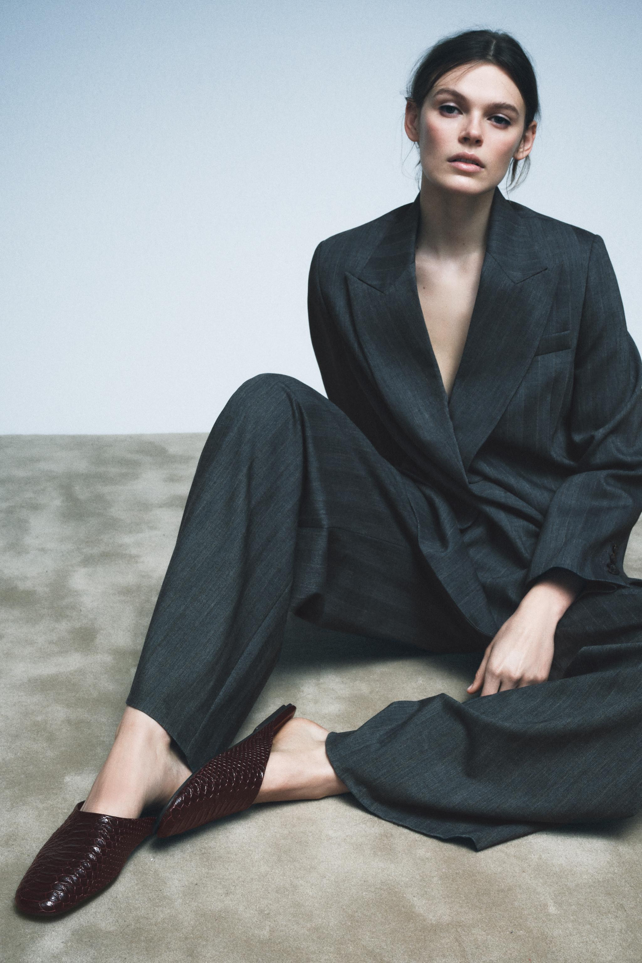 LIMITED EDITION LEATHER MULES | Zara UK