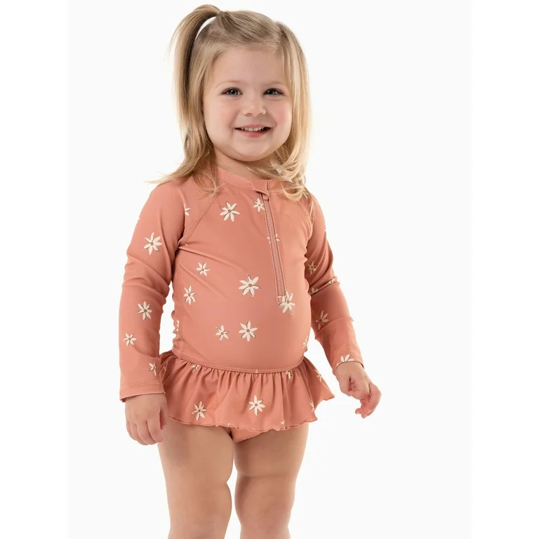 Modern Moments by Gerber Baby and Toddler Girl Swimsuit, Sizes 12M - 5T | Walmart (US)